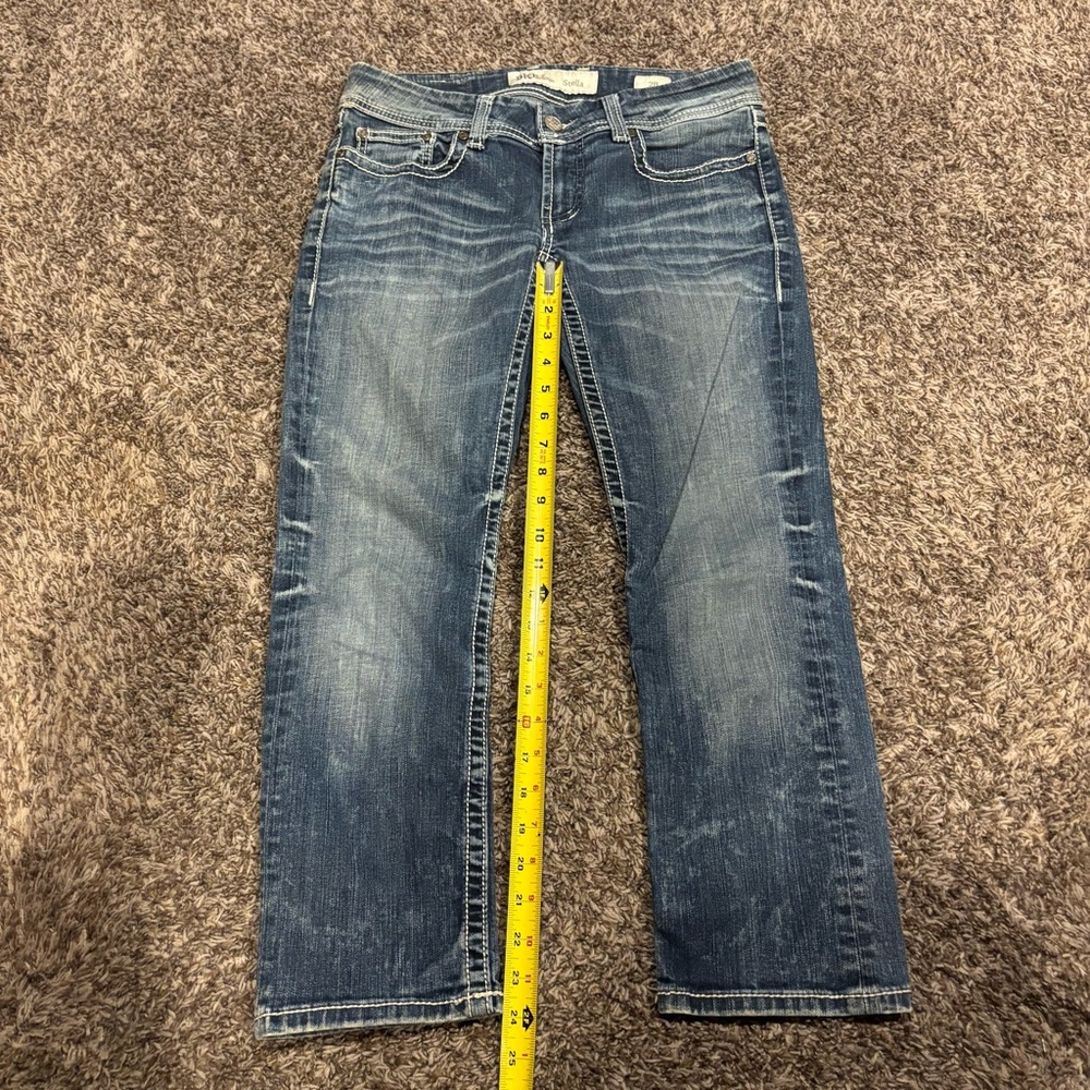 BKE Light Blue Denim Capris - Picture 4 of 9